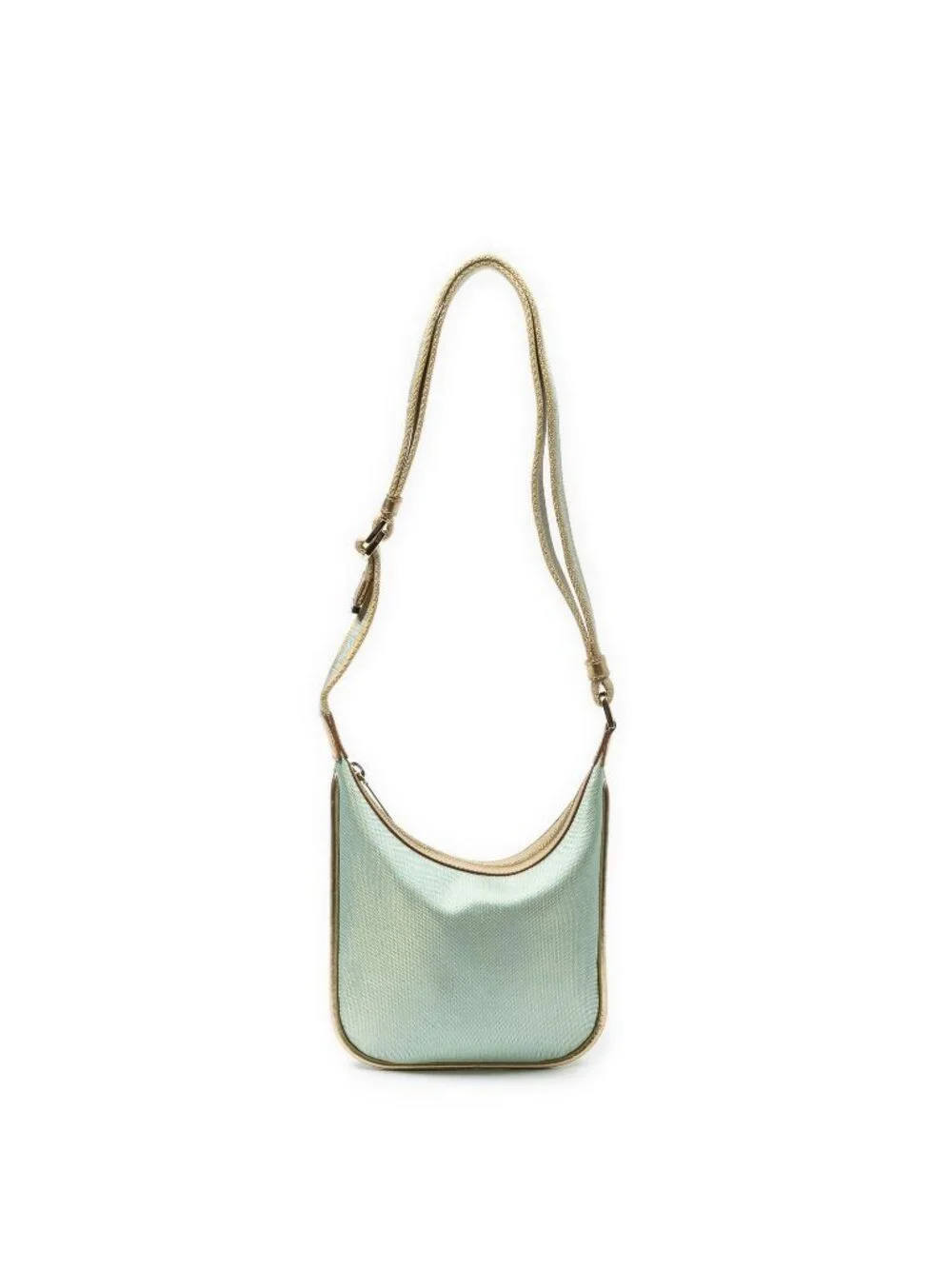 Gucci Small Web Pop Hobo Turquoise Gold Canvas